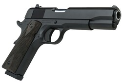 1911A1 Stakeout, .45 ACP, 5" Barrel, Brass Bead Front Sights, Black, Walnut, (2) 8-rd