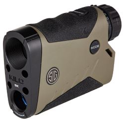 KILO5K HD Range Finder, 7x25mm, Red Laser, w/Carry Pouch & Lanyard, Ranger Green/Black