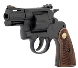 Python, .357 Mag/.38 Special, 2.5" Barrel, Adjustable Sights, Matte Blued, Walnut, 6-rd