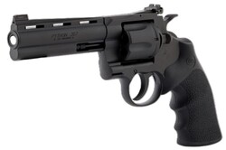 Python, .357 Mag/.38 Special, 5" Barrel, Tritium Night Sights, Matte Blued, Black, Hogue Grips, 6-rd