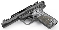 Mark IV 22/45 Lite, .22LR, 4.4" Non Threaded Barrel, Oversized G10 Grips, Black, (2) 10-rd