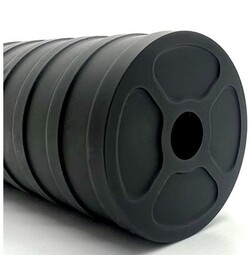 Hydrogen L Suppressor, 6.5 Creedmoor, HUB, Titanium, Black