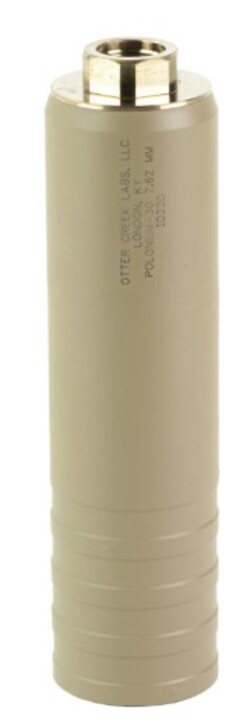 Polonium 30 Suppressor, .308 Win, HUB, Stainless Steel, FDE