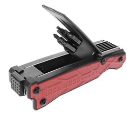 AR-15 Folding Multi-Tool, Black, Red