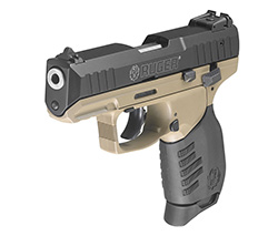 SR22, .22LR, 3.5" Barrel, 3-Dot Sights, Black, FDE Grip, (2) 10-rd, IVS Exclusive