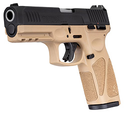 G3, 9mm, 4" Barrel, Black/Tan, (1) 15-rd & (1) 17-rd