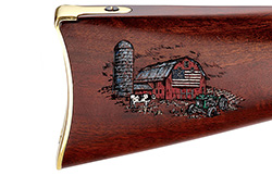 American Farmer Tribute Edition, .22LR, 20" Octagon Barrel, Engraved, Blued/Walnut, 16-rd