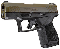 GX4, 9mm, 3" Barrel, Black/MS Green, (2) 11-rd