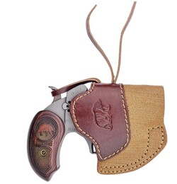 Grizzly, .45 Colt/.410, 3" Barrel, Rosewood Grip, Rough Series Leather Holster