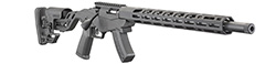 Precision, .22 LR, 18" Threaded Barrel, M-LOK Handguard, Black, 15-rd