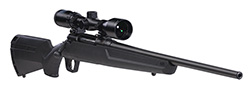 Axis II XP Compact, 6.5 Creedmoor, 20" Barrel, Bushnell Banner 3-9x40 Scope, Black, DBM, 4-rd