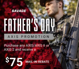 Savage Arms Father's Day Rebate