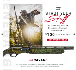 Savage Strut Your Stuff Rebate