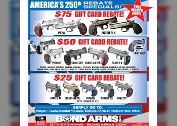 Bond Arms America's 250th Rebate