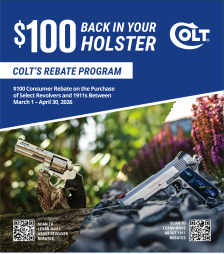 Colt $100 Back In Your Holster Rebate