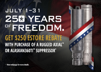 Rugged Suppressors July Rebate